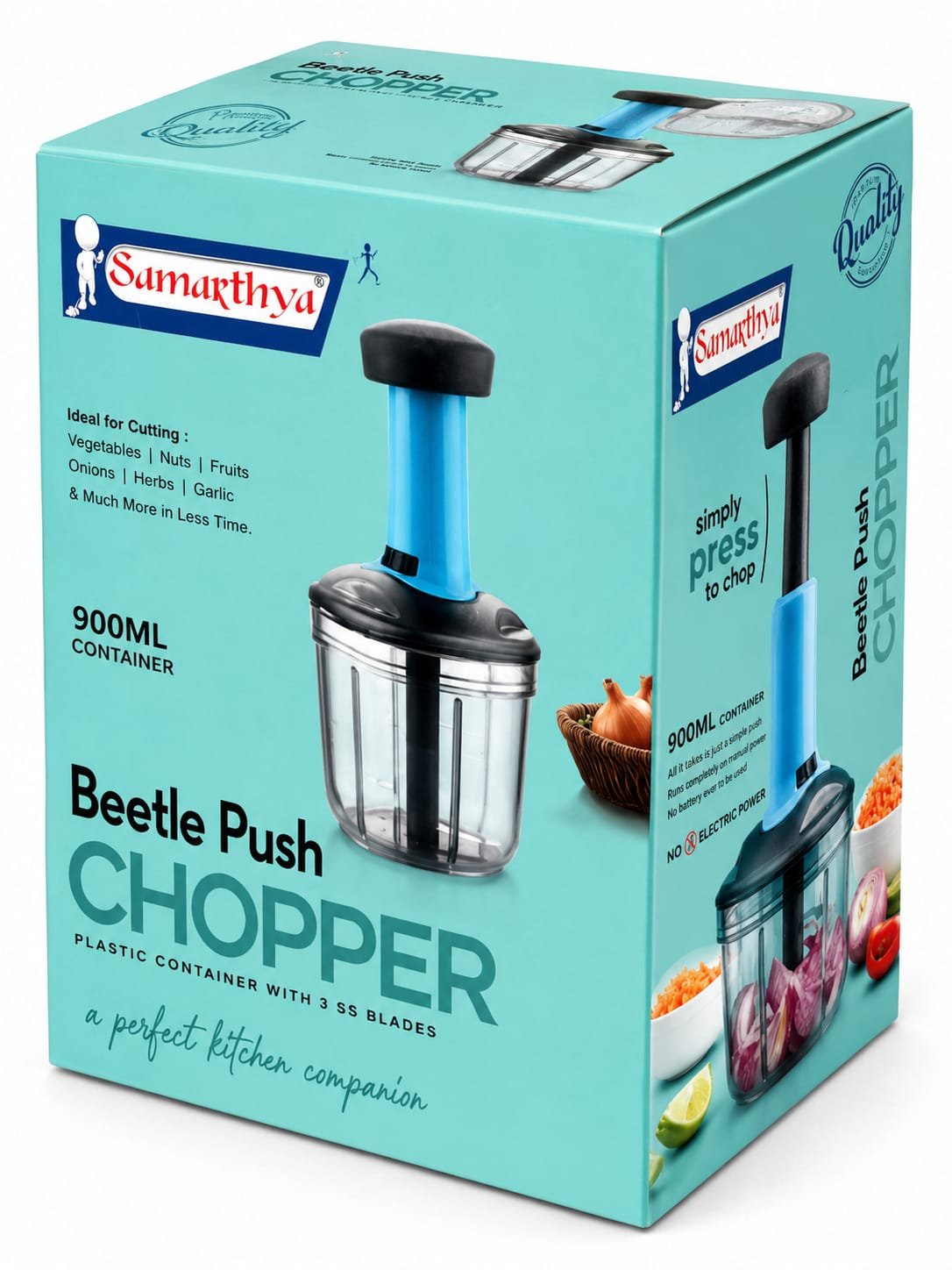 Samarthya Bento Push Chopper For Kitchen - R.BO Industries