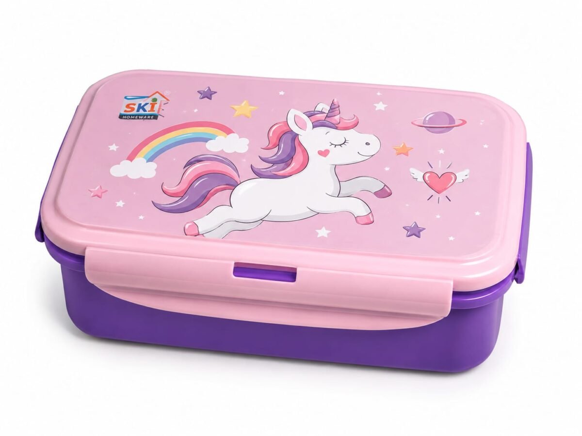 SKI Printed Lock N Seal Lunch Box For Kids - R.BO Industries